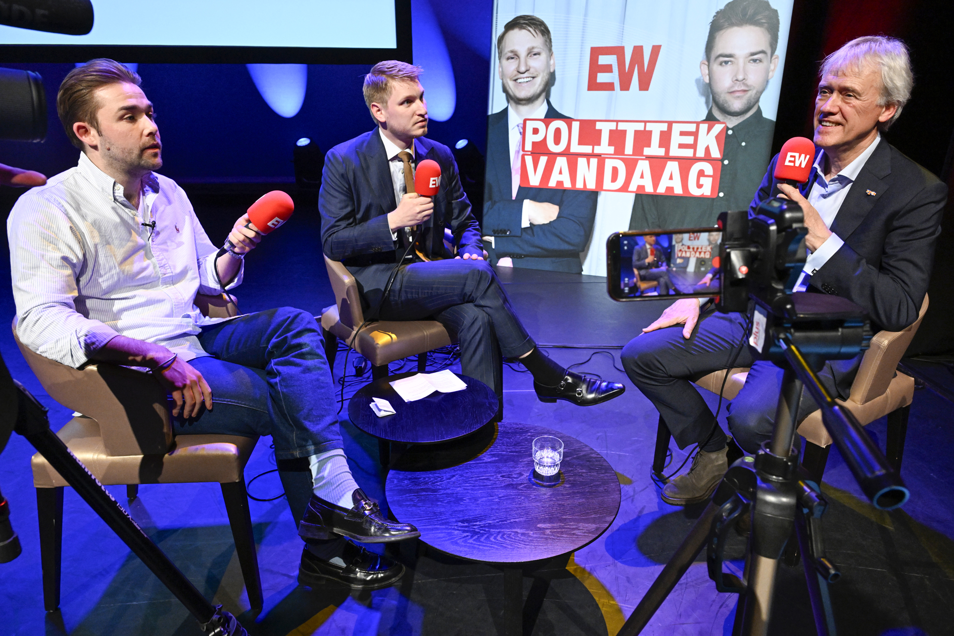 Peter Wennink tijdens de EW-lezing in het DeLaMar Theater - fotografie Peter Hilz/EW