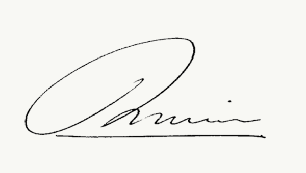 Handtekening Peter Wennink